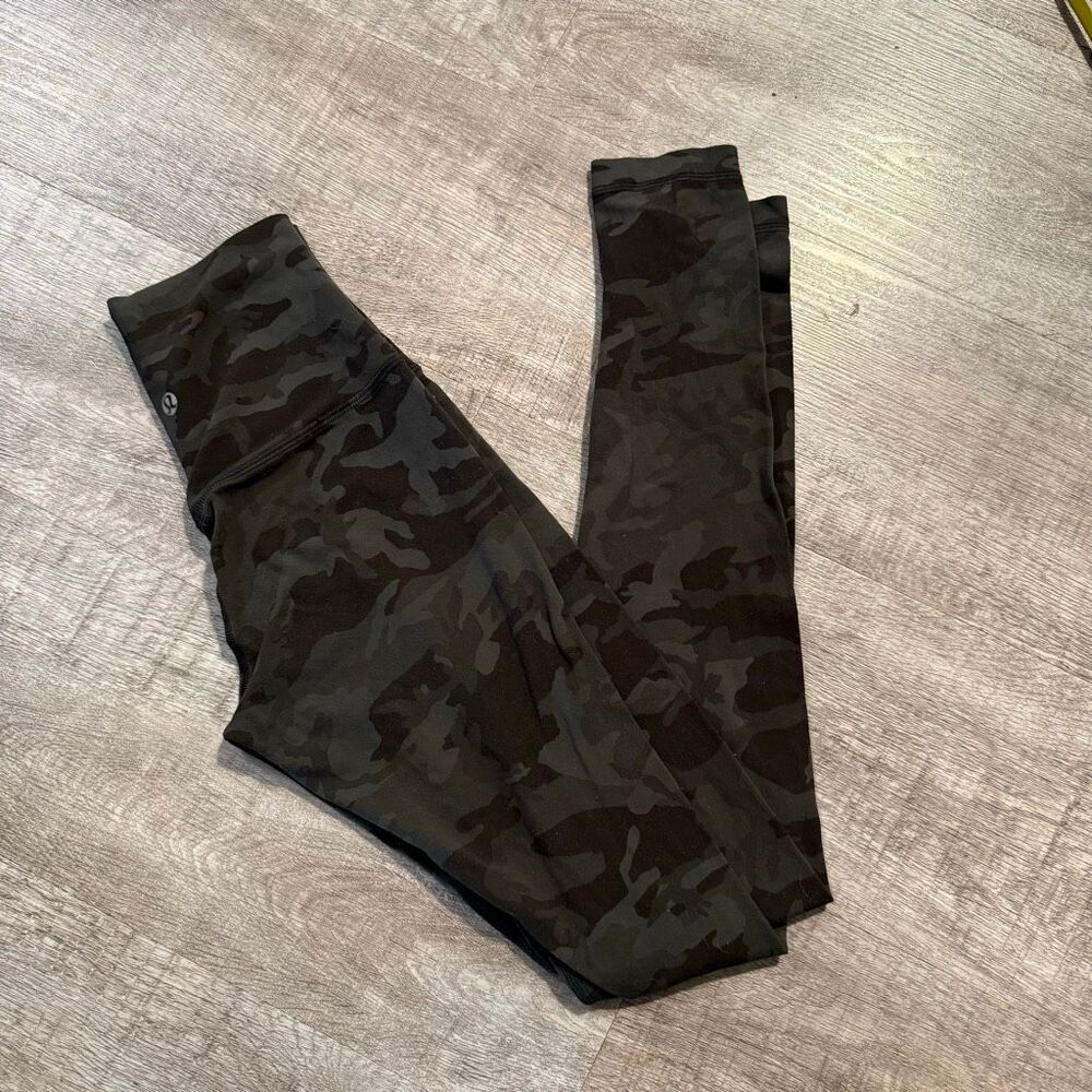 Lululemon Camo Align Leggings High Rise Camouflage Small - Picture 2 of 7